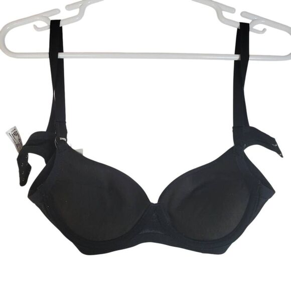 NWT Wacoal Padded Contour Underwire Push-up T-shirt Bra Black Size 80A 36A - Picture 4 of 11